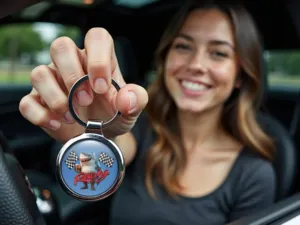 Keychains Women Minimal Stainless Steel